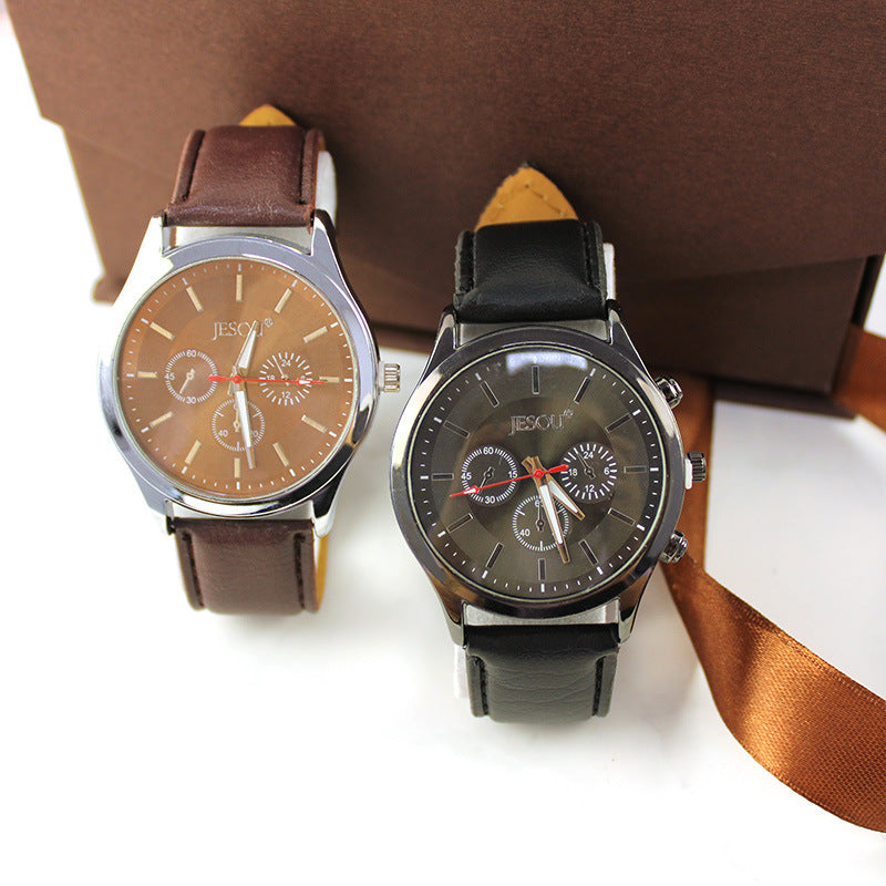 Product Information: Color: black, brown Material: PU+alloy Packing: Fives piece gift set *1